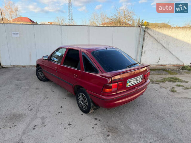 Червоний Форд Ескорт, об'ємом двигуна 1.6 л та пробігом 231 тис. км за 1350 $, фото 22 на Automoto.ua
