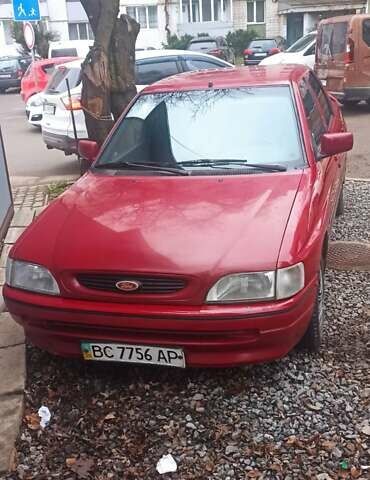 Красный Форд Эскорт, объемом двигателя 1.6 л и пробегом 232 тыс. км за 1400 $, фото 1 на Automoto.ua