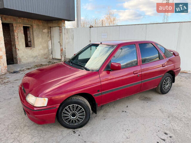 Червоний Форд Ескорт, об'ємом двигуна 1.6 л та пробігом 231 тис. км за 1350 $, фото 12 на Automoto.ua