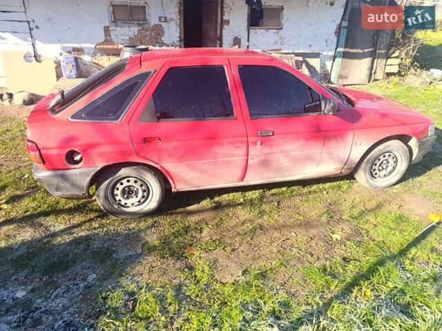 Красный Форд Эскорт, объемом двигателя 1.3 л и пробегом 500 тыс. км за 1200 $, фото 4 на Automoto.ua