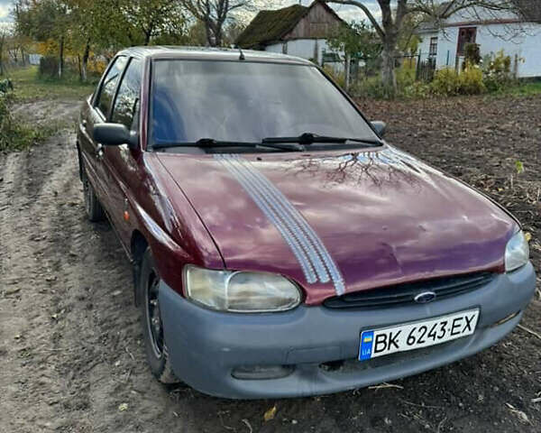 Червоний Форд Ескорт, об'ємом двигуна 1.4 л та пробігом 305 тис. км за 1200 $, фото 3 на Automoto.ua