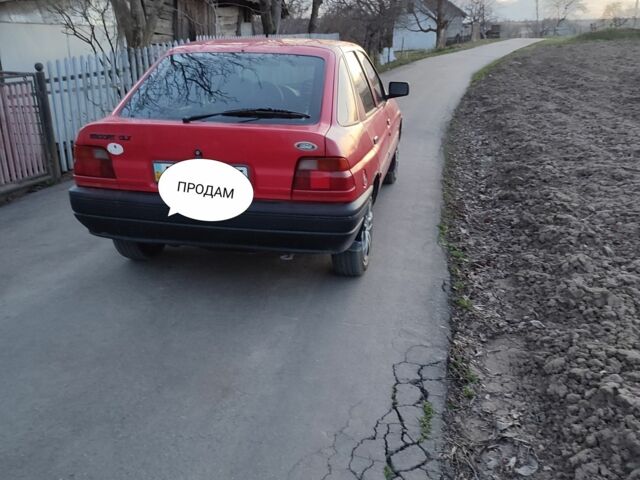 Красный Форд Эскорт, объемом двигателя 1.4 л и пробегом 589 тыс. км за 900 $, фото 8 на Automoto.ua