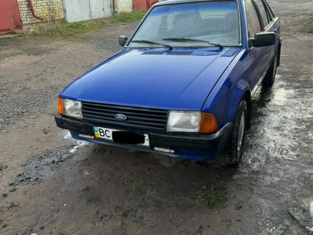 Синий Форд Эскорт, объемом двигателя 1.1 л и пробегом 69 тыс. км за 950 $, фото 1 на Automoto.ua
