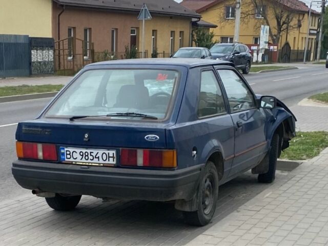 Синий Форд Эскорт, объемом двигателя 1.3 л и пробегом 3 тыс. км за 500 $, фото 7 на Automoto.ua