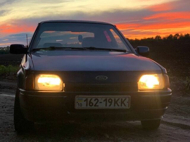 Синий Форд Эскорт, объемом двигателя 1.4 л и пробегом 117 тыс. км за 1100 $, фото 2 на Automoto.ua