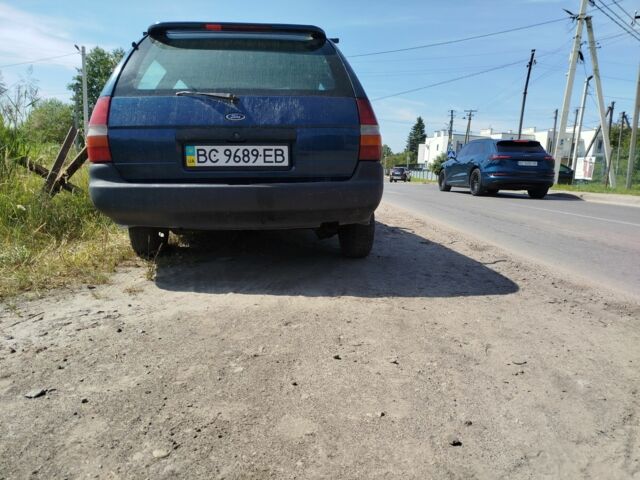 Синий Форд Эскорт, объемом двигателя 1.4 л и пробегом 55 тыс. км за 1000 $, фото 2 на Automoto.ua
