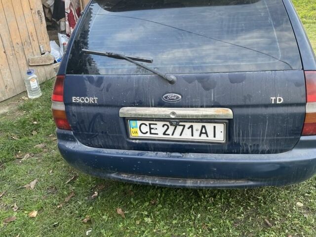Синий Форд Эскорт, объемом двигателя 1.8 л и пробегом 58 тыс. км за 1000 $, фото 3 на Automoto.ua