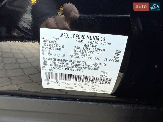 Чорний Форд Експлорер, об'ємом двигуна 2.3 л та пробігом 126 тис. км за 19300 $, фото 119 на Automoto.ua