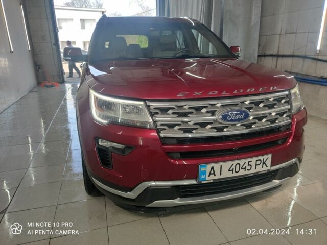 Форд Эксплорер 2017 в Обухове на Automoto.ua Красный Форд Эксплорер, объемом двигателя 2.3 л и пробегом 119 тыс. км за 19499 $, фото 3 на Automoto.ua