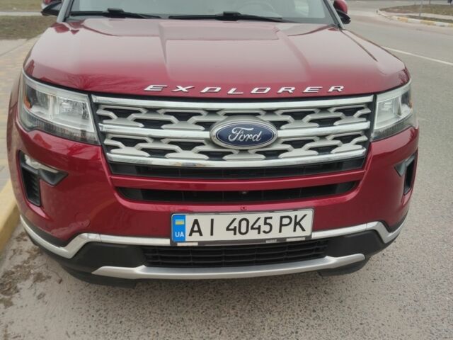 Форд Эксплорер 2017 в Обухове на Automoto.ua Красный Форд Эксплорер, объемом двигателя 2.3 л и пробегом 119 тыс. км за 19499 $, фото 1 на Automoto.ua