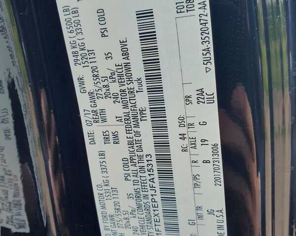 Черный Форд Ф-150, объемом двигателя 2.72 л и пробегом 31 тыс. км за 26000 $, фото 15 на Automoto.ua