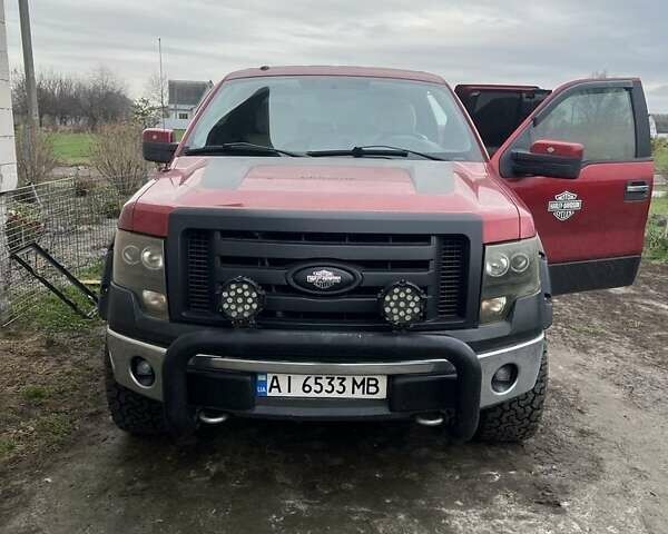 Красный Форд Ф-150, объемом двигателя 5.4 л и пробегом 97 тыс. км за 18000 $, фото 1 на Automoto.ua