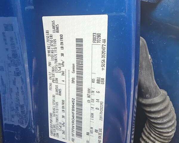 Форд Ф-150 2017 в Киеве на Automoto.ua Синий Форд Ф-150, объемом двигателя 3.5 л и пробегом 55 тыс. км за 54000 $, фото 11 на Automoto.ua