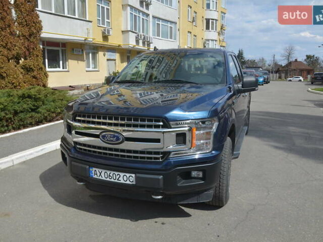 Форд Ф-150 2020 у Харкові на Automoto.ua Синій Форд Ф-150, об'ємом двигуна 5.04 л та пробігом 15 тис. км за 34500 $, фото 1 на Automoto.ua