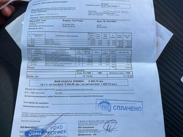 Білий Форд Фієста, об'ємом двигуна 1.24 л та пробігом 94 тис. км за 6100 $, фото 29 на Automoto.ua