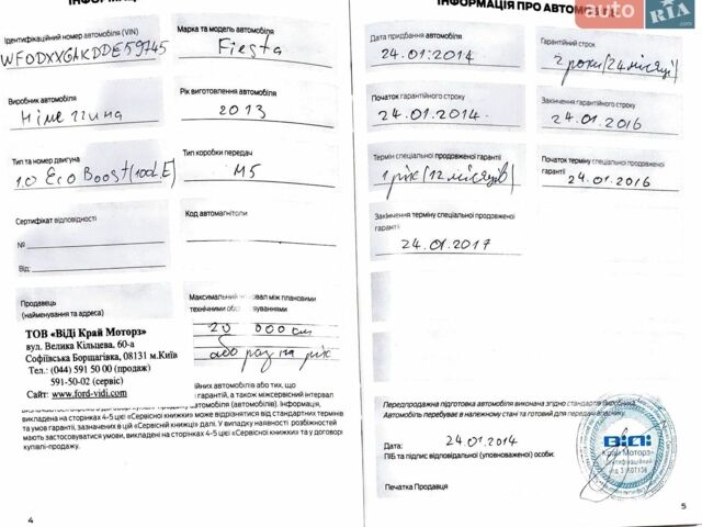 Білий Форд Фієста, об'ємом двигуна 1 л та пробігом 155 тис. км за 6000 $, фото 25 на Automoto.ua