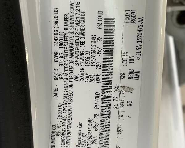 Білий Форд Фієста, об'ємом двигуна 1.6 л та пробігом 169 тис. км за 7555 $, фото 55 на Automoto.ua