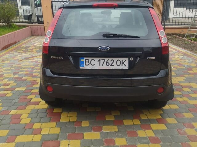 Черный Форд Фиеста, объемом двигателя 1.4 л и пробегом 234 тыс. км за 3350 $, фото 3 на Automoto.ua