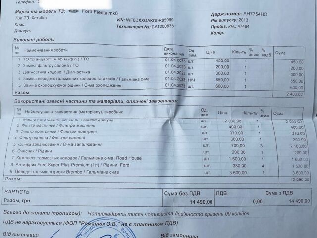 Черный Форд Фиеста, объемом двигателя 1 л и пробегом 71 тыс. км за 7300 $, фото 19 на Automoto.ua
