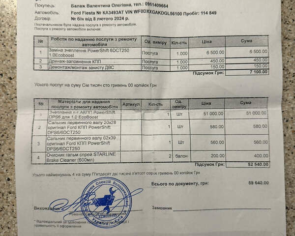 Чорний Форд Фієста, об'ємом двигуна 1 л та пробігом 131 тис. км за 8200 $, фото 19 на Automoto.ua