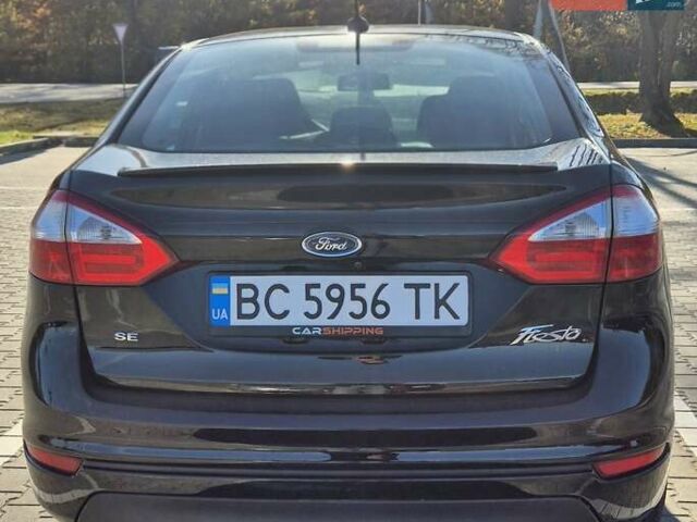 Черный Форд Фиеста, объемом двигателя 1.6 л и пробегом 175 тыс. км за 8950 $, фото 1 на Automoto.ua