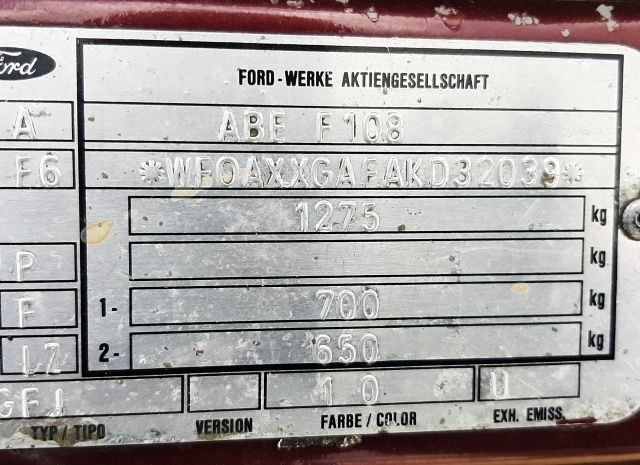 Красный Форд Фиеста, объемом двигателя 1.4 л и пробегом 200 тыс. км за 1100 $, фото 17 на Automoto.ua