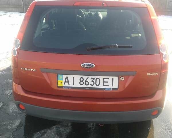 Красный Форд Фиеста, объемом двигателя 1.4 л и пробегом 133 тыс. км за 4300 $, фото 11 на Automoto.ua