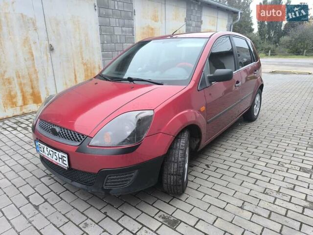 Красный Форд Фиеста, объемом двигателя 1.4 л и пробегом 237 тыс. км за 3650 $, фото 7 на Automoto.ua