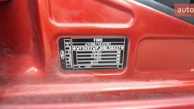 Червоний Форд Фієста, об'ємом двигуна 1.4 л та пробігом 149 тис. км за 3200 $, фото 2 на Automoto.ua