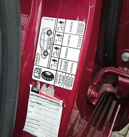 Червоний Форд Фієста, об'ємом двигуна 1.4 л та пробігом 156 тис. км за 7000 $, фото 11 на Automoto.ua