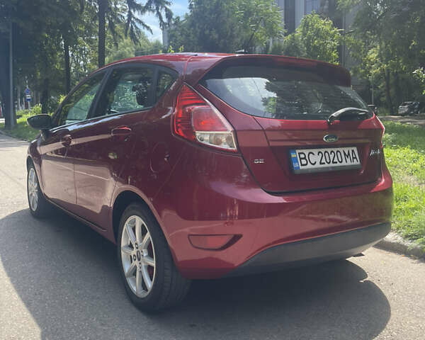 Красный Форд Фиеста, объемом двигателя 1.6 л и пробегом 167 тыс. км за 7900 $, фото 3 на Automoto.ua
