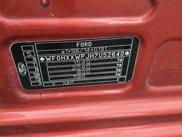 Красный Форд Фиеста, объемом двигателя 0 л и пробегом 209 тыс. км за 4999 $, фото 9 на Automoto.ua
