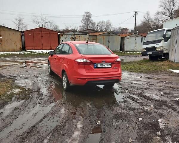 Красный Форд Фиеста, объемом двигателя 1.6 л и пробегом 225 тыс. км за 5900 $, фото 14 на Automoto.ua