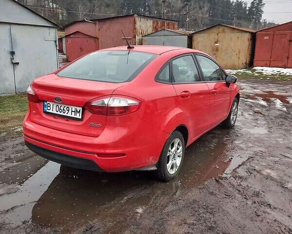 Красный Форд Фиеста, объемом двигателя 1.6 л и пробегом 225 тыс. км за 5900 $, фото 13 на Automoto.ua