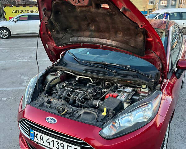 Красный Форд Фиеста, объемом двигателя 1.6 л и пробегом 251 тыс. км за 6500 $, фото 43 на Automoto.ua
