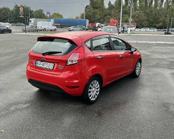 Красный Форд Фиеста, объемом двигателя 1 л и пробегом 95 тыс. км за 9000 $, фото 9 на Automoto.ua