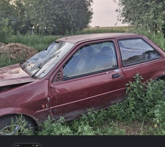 Красный Форд Фиеста, объемом двигателя 1 л и пробегом 200 тыс. км за 550 $, фото 3 на Automoto.ua