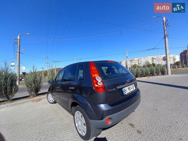 Серый Форд Фиеста, объемом двигателя 1.25 л и пробегом 129 тыс. км за 4900 $, фото 11 на Automoto.ua