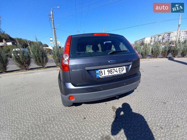 Серый Форд Фиеста, объемом двигателя 1.25 л и пробегом 129 тыс. км за 4900 $, фото 10 на Automoto.ua