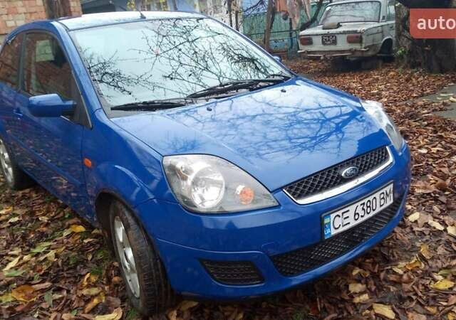 Синий Форд Фиеста, объемом двигателя 1.4 л и пробегом 248 тыс. км за 3550 $, фото 1 на Automoto.ua