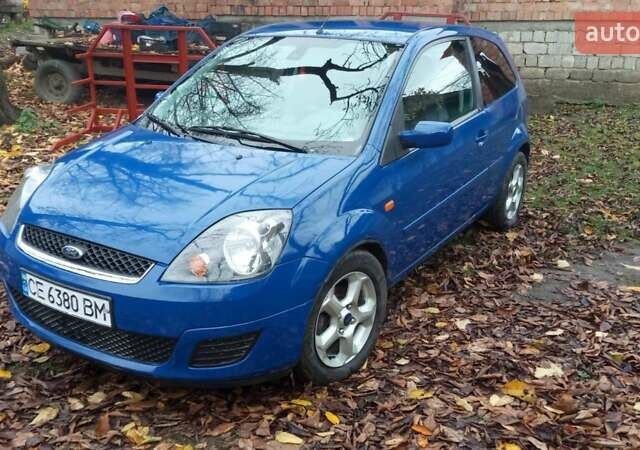 Синий Форд Фиеста, объемом двигателя 1.4 л и пробегом 247 тыс. км за 3950 $, фото 12 на Automoto.ua