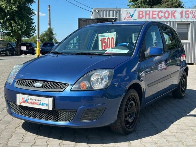 Синий Форд Фиеста, объемом двигателя 1.4 л и пробегом 245 тыс. км за 3800 $, фото 3 на Automoto.ua