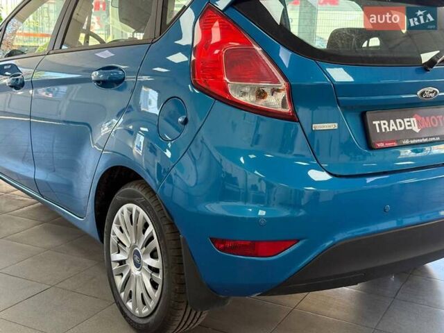 Синий Форд Фиеста, объемом двигателя 1 л и пробегом 96 тыс. км за 7990 $, фото 13 на Automoto.ua