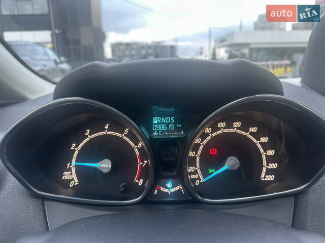 Синий Форд Фиеста, объемом двигателя 1 л и пробегом 98 тыс. км за 8500 $, фото 5 на Automoto.ua