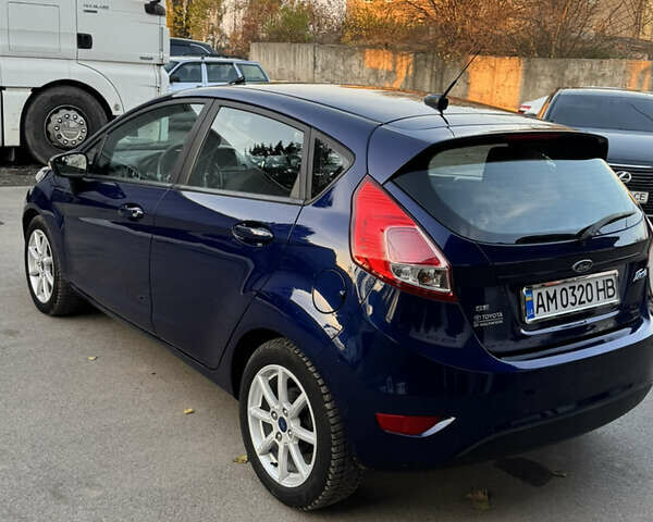 Синий Форд Фиеста, объемом двигателя 1.6 л и пробегом 118 тыс. км за 8500 $, фото 3 на Automoto.ua