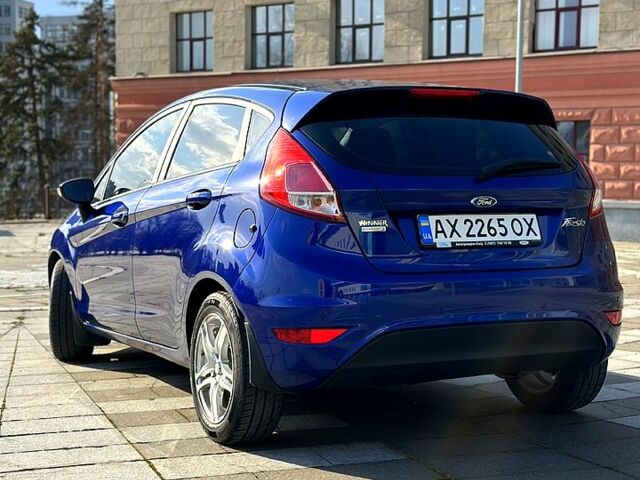 Синий Форд Фиеста, объемом двигателя 1 л и пробегом 81 тыс. км за 9800 $, фото 2 на Automoto.ua