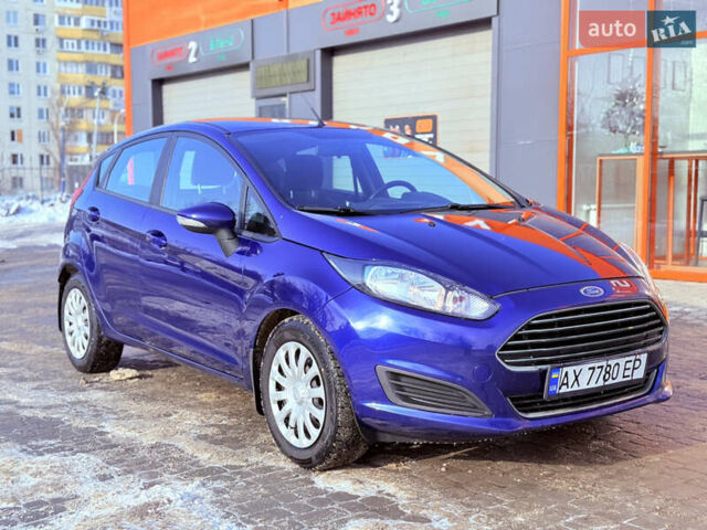 Синий Форд Фиеста, объемом двигателя 1 л и пробегом 95 тыс. км за 8450 $, фото 1 на Automoto.ua