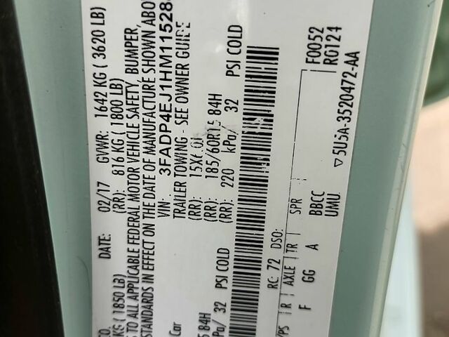 Форд Фиеста 2017 в Николаеве на Automoto.ua Зеленый Форд Фиеста, объемом двигателя 1.6 л и пробегом 123 тыс. км за 9000 $, фото 12 на Automoto.ua