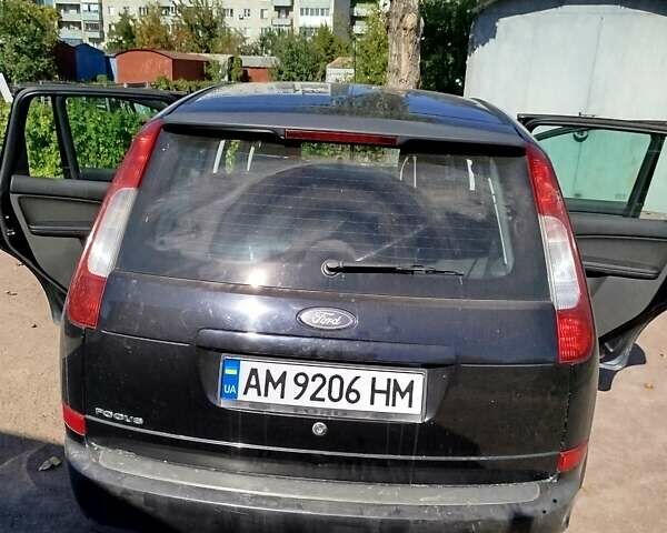 Черный Форд Focus C-Max, объемом двигателя 1.8 л и пробегом 213 тыс. км за 4000 $, фото 8 на Automoto.ua