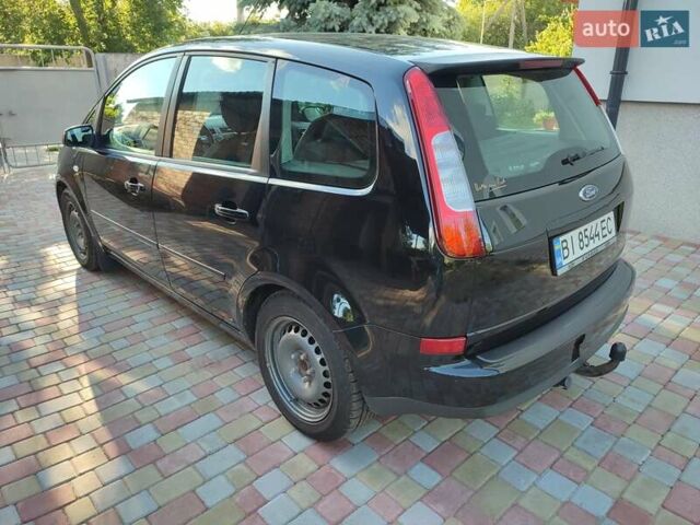 Черный Форд Focus C-Max, объемом двигателя 1.6 л и пробегом 217 тыс. км за 5000 $, фото 2 на Automoto.ua